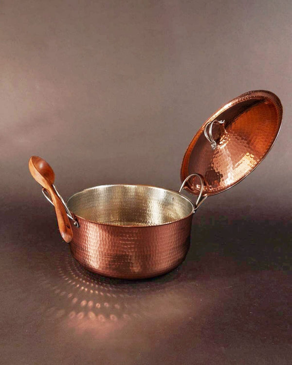 Beautiful and Big Recycled Copper Dutch Ovens Cookware Sertodo Copper 