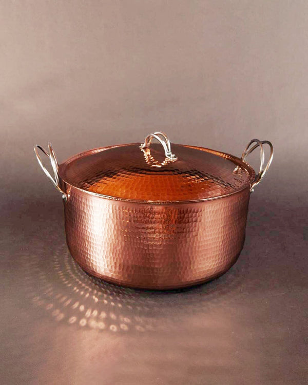 Beautiful and Big Recycled Copper Dutch Ovens Cookware Sertodo Copper 