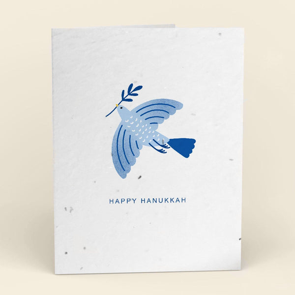 Beloved Dove Plantable Hanukkah Cards - 10 Pack Greeting Cards Cute Root 