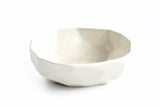 Bevel Porcelain Bowl Lauren HB Studio Frost White Small 