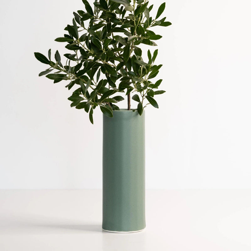Bloom Porcelain Vase Vases The Bright Angle Rosemary Green 