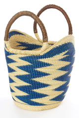 Blue Volta Wing Shopper Bags Swahili African Modern 