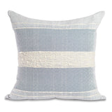 Bogota Throw Pillow Throw Pillows Azulina Home Blue / Ivory Stripes 20" x 20" Cover Only