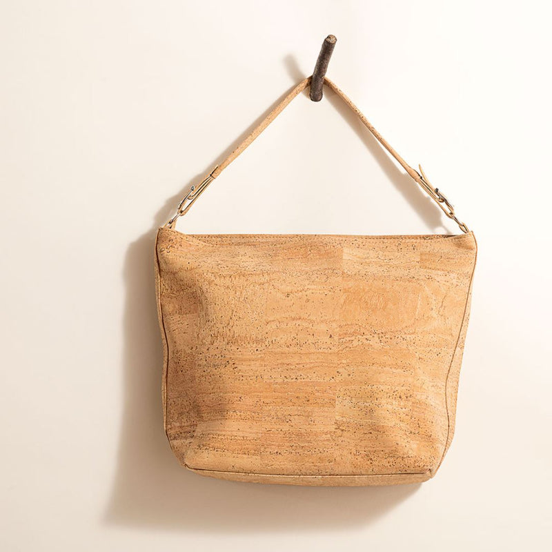 Boho Shoulder Bag Bags Tiradia Cork Natural 