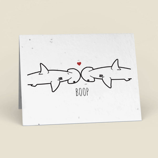 Boop Sharks Plantable Cards - 10-Pack Greeting Cards Cute Root 