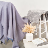 Boro Merino Wool Throw Blanket Throw Blankets Studio Variously 