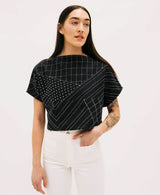 Box Crop Top Shirts Anchal Size 1 (XS/S) Charcoal 