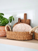 Bread Warmer + Basket - Owl Oval Serving Trays + Boards Korissa 