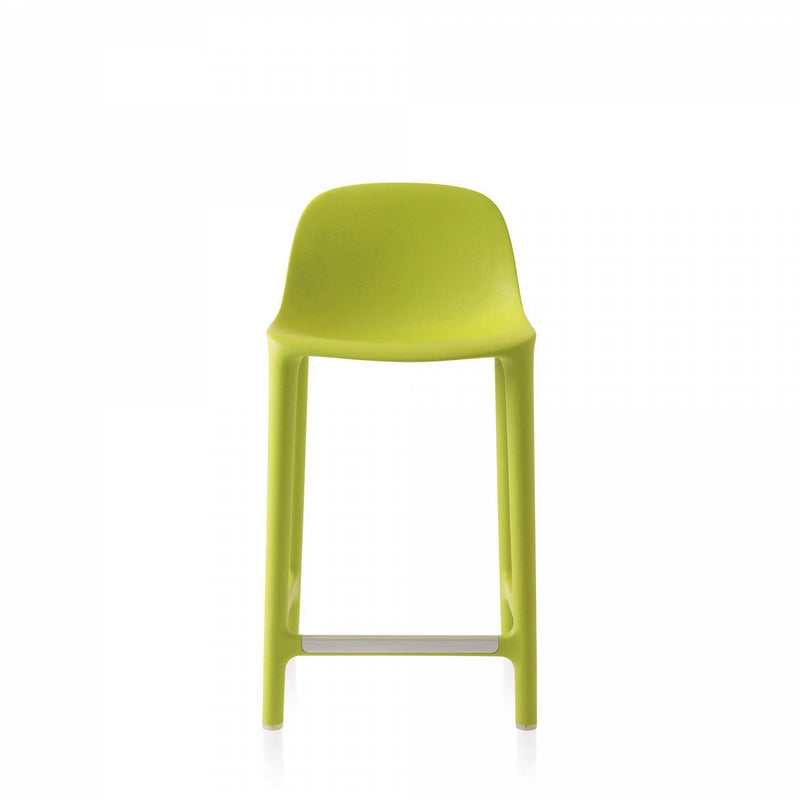Broom 24 Recycled Counter Stool Furniture Emeco Green 