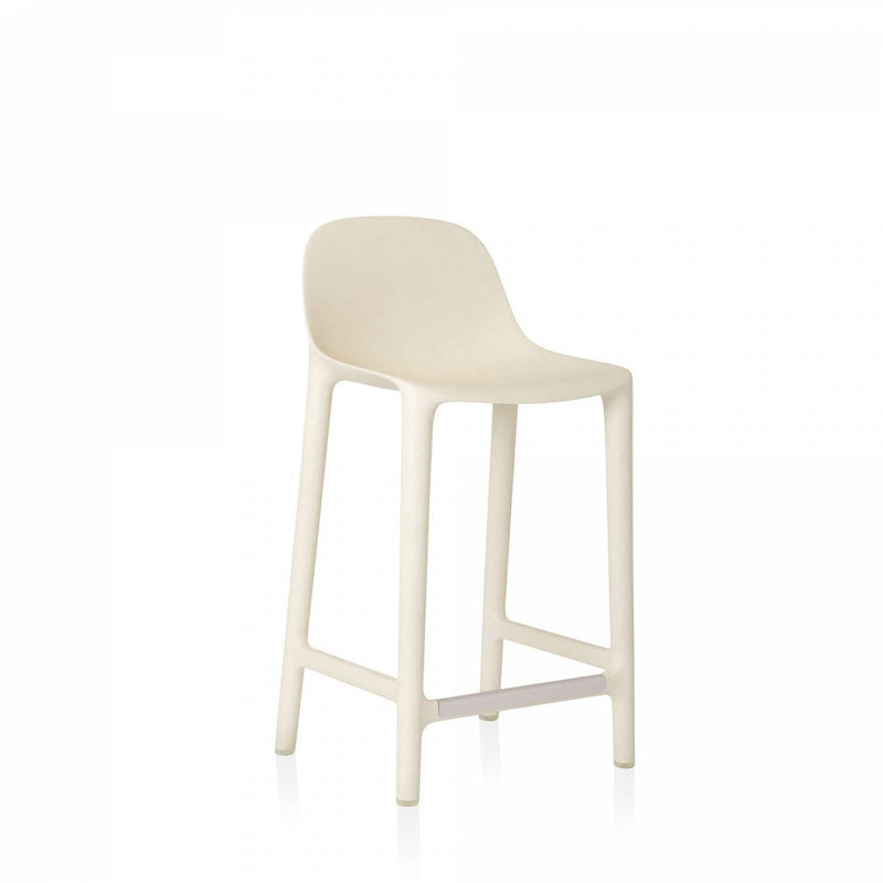 Broom 24 Recycled Counter Stool Furniture Emeco White 