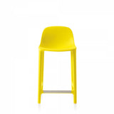 Broom 24 Recycled Counter Stool Furniture Emeco Yellow 