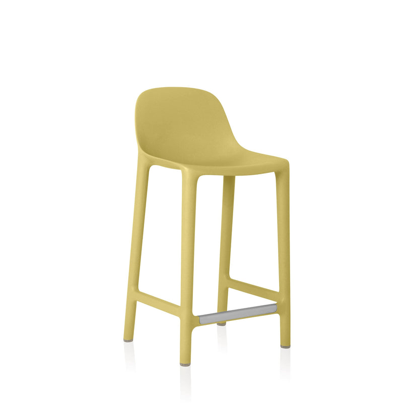 Broom 24 Recycled Counter Stool Stools Emeco Butter Yellow 