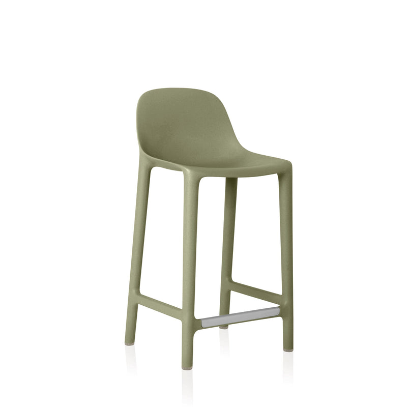 Broom 24 Recycled Counter Stool Stools Emeco Sage Green 