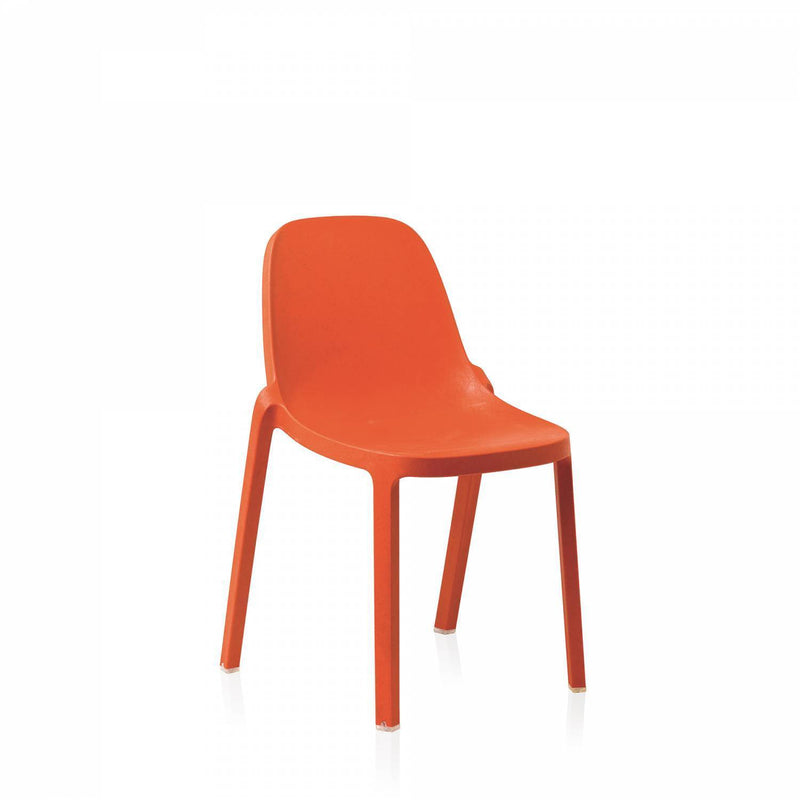 Broom Recycled Stacking Chair Furniture Emeco Orange 