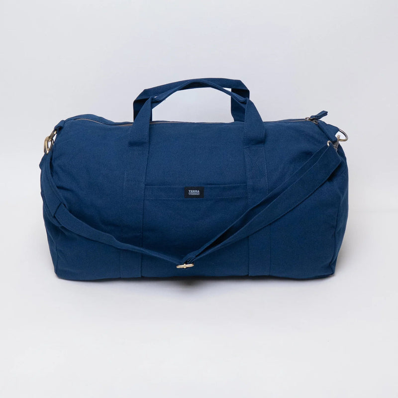 Bumi Duffel Bag Travel Bags Terra Thread Navy Blue 