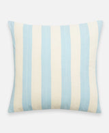 Cabana Stripe Throw Pillow Throw Pillows Anchal Cloud Blue 