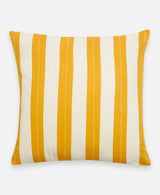 Cabana Stripe Throw Pillow Throw Pillows Anchal Mustard 