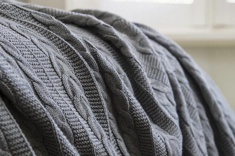 Cable Knit Throw Looma 