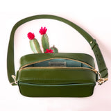 Cactus Leather Crossbody Camera Bag Crossbody Bags Allégorie 
