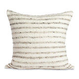 Cartagena Throw Pillow Throw Pillows Azulina Home Ivory / Gray Stripes Cover Only 