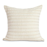 Cartagena Throw Pillow Throw Pillows Azulina Home Ivory / Ivory Stripes Cover Only 