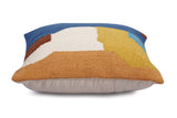 Casa Amarosa Ladakh Handcrafted Throw Pillow, Multi- 18x18 inch CUSHIONS Casa Amarosa 