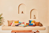 Casa Amarosa Multi Shapes Lumbar Pillow, Multi- 12x30 Inch CUSHIONS Casa Amarosa 