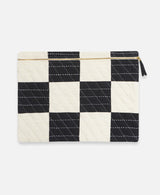 Checkered Laptop Case Pouches Anchal Medium - 14" Charcoal 