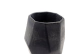 Chisel Porcelain Cup Mugs + Tumblers Lauren HB Studio Jet Black Medium 