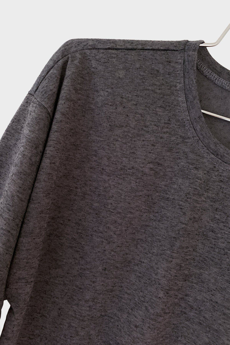 Classic Long Sleeve Recycled Tee - Heather Charcoal Sweatshirt 337 Brand 