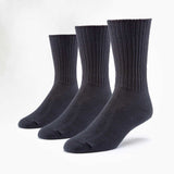 Classic Unisex Crew Socks - 3 Pack Socks Maggie's Organics L Black 