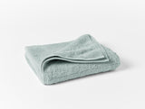 Cloud Loom Bath Mat Towels Coyuchi Palest Ocean 