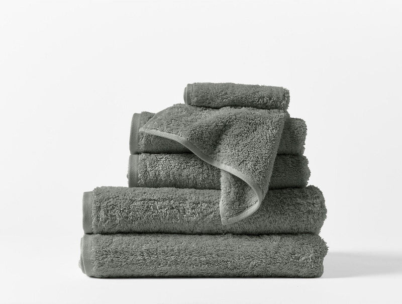 Cloud Loom Towels Towels Coyuchi Wash Cloth Slate Gray 