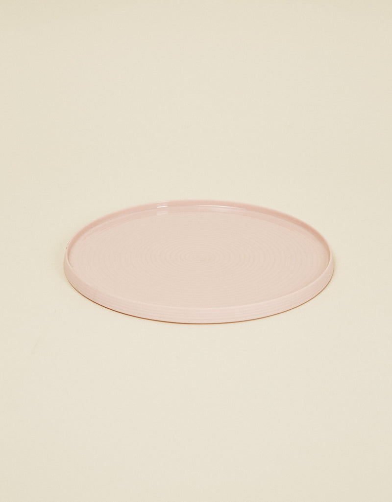 Cold Mountain Porcelain Plates + Bowls - Dusty Pink Plates Middle Kingdom 
