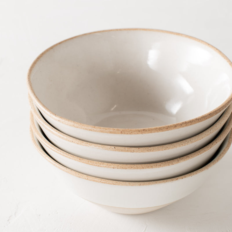 Convivial Minimal Bowl | Stoneware - Set of 4 Bowls Convivial 