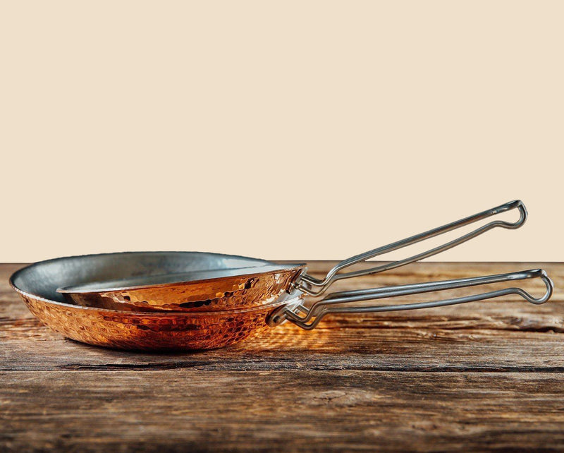 Copper Skillet Pan Cookware Sertodo Copper 