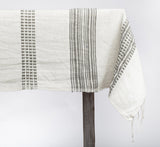 Creative Women Aden Cotton Tablecloth - Gray Creative Women 