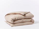 Crinkled Percale Duvet Cover Duvet Covers Coyuchi Twin Hazel Chambray 