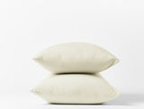 Crinkled Percale Pillowcase Set Pillowcases Coyuchi Standard Undyed 