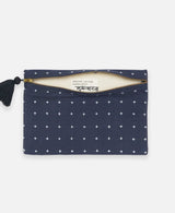Cross Stitch Clutch Pouch Pouches Anchal Project Navy 