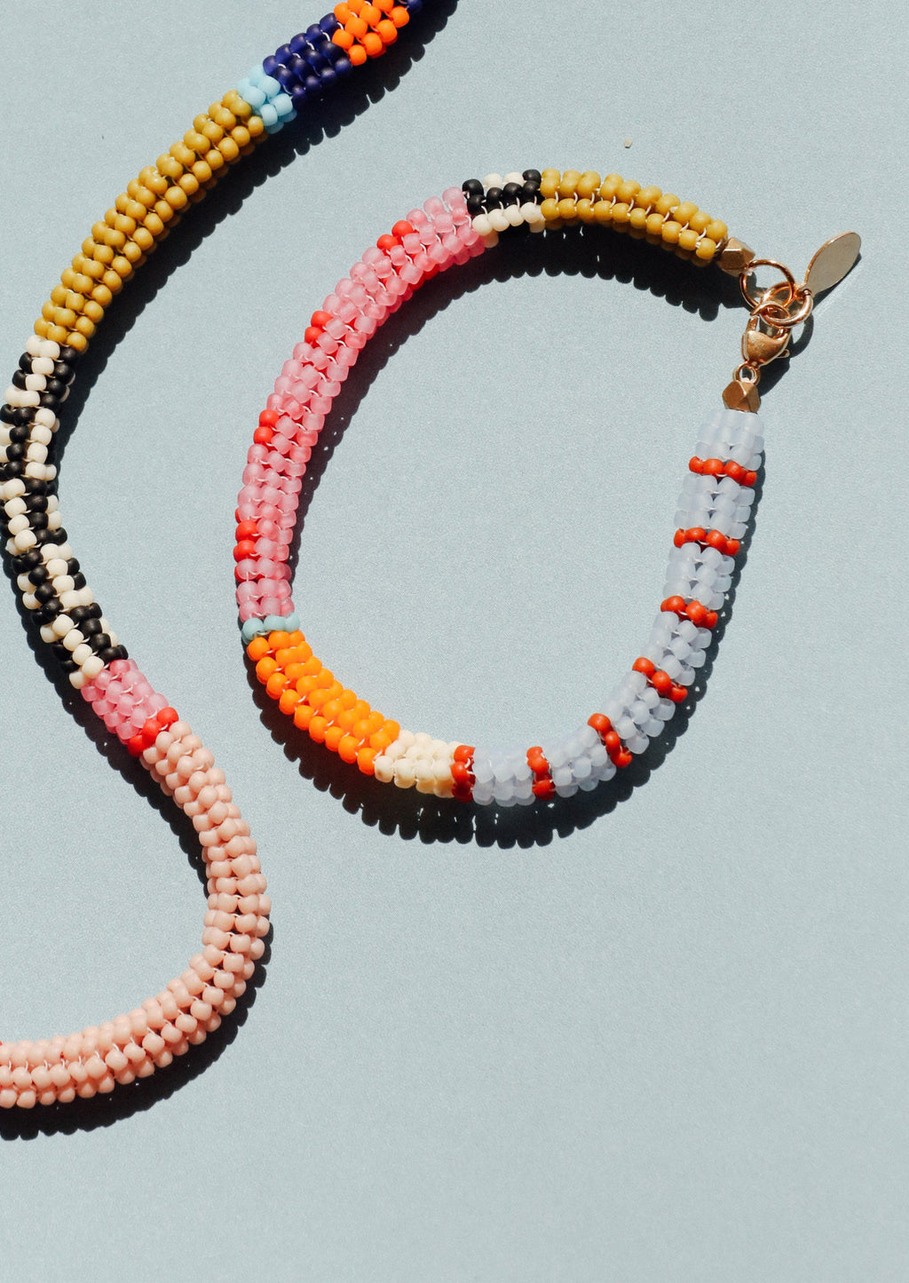 Cuerda One of A Kind Beaded Bracelet | Vegan, Ethically Made & Sustainable | Glass Beads (Multi) by Kisiwa