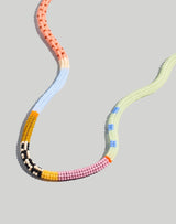 Cuerda One of a Kind Beaded Choker Necklaces Kisiwa 