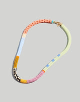 Cuerda One of a Kind Beaded Choker Necklaces Kisiwa 