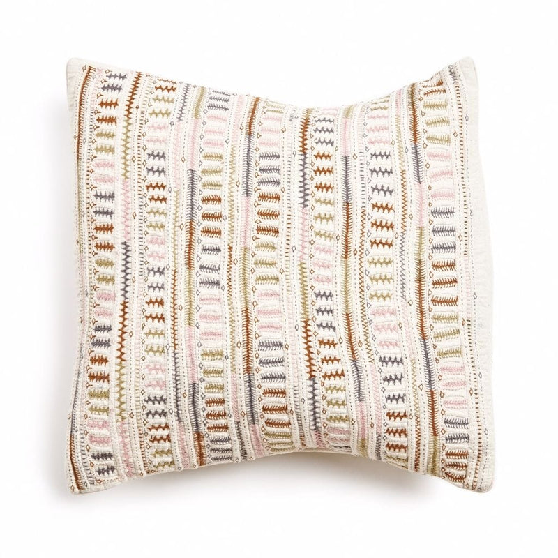 Dahli Embroidered Throw Pillow Throw Pillows Studio Variously 