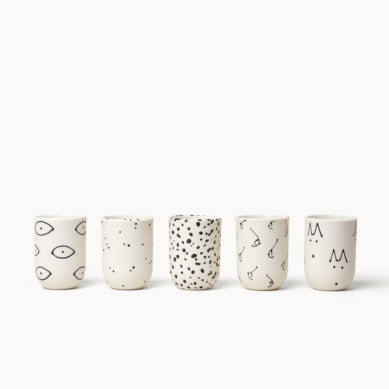 Dot Coffee Cup Mugs + Tumblers Franca NYC 