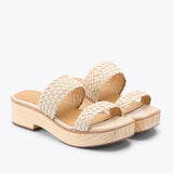 Ellie All-Day Clog Clogs Nisolo 5 Woven Bone 