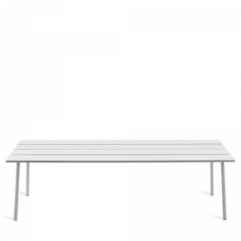 Emeco Run Table- Clear Aluminum Emeco 96" 