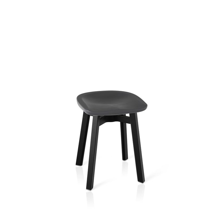 Emeco Su Small Stool - Charcoal Furniture Emeco Charcoal Black Anodized 