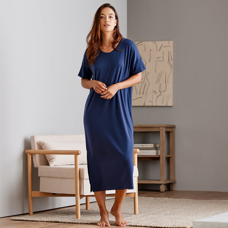 Eucalyptus Short Sleeve Dress Lounge Dresses + Jumpsuits Sijo 