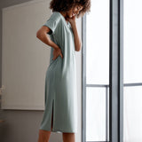 Eucalyptus Short Sleeve Dress Lounge Dresses + Jumpsuits Sijo 